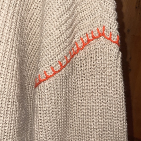 COPY - NWT Kerri Rosenthal Smiley 😊 Face Hooded Cardigan Multicolor Stitching S… - Picture 11 of 17